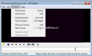 Программы воспроизведения файлов AVI