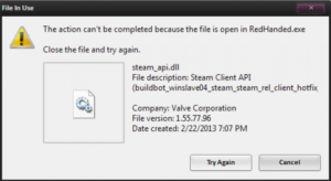 Решение ошибки «Отсутствует steam api.dll»