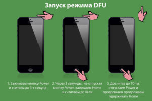 Режим DFU на iPhone: как ввести и вывести