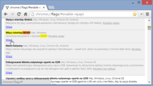 Включение NPAPI в Google Chrome