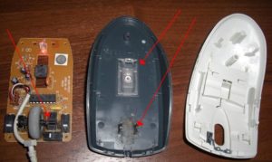 Разборка и ремонт компьютерной мышки