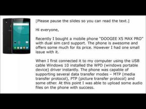 Прошивка или перепрошивка смартфона Doogee X5 Pro