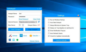 Особенности настройки и использования программы mHotspot