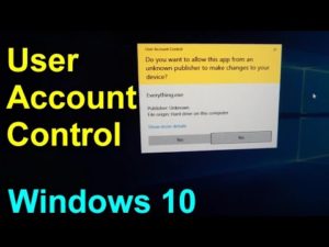 Включение, настройка и отключение User Account Control (UAC)