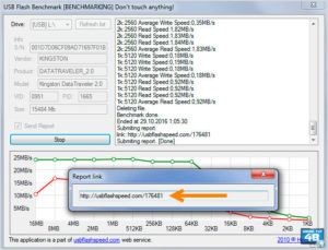 Проверка скорости флешки на запись и чтение