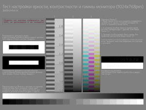 Настройка монитора для глаз яркость и контрастность