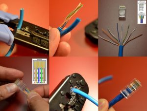 Как обжать кабель RJ-45 для интернета дома