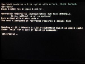 Исправление ошибок файловой системы Ubuntu «Файловая система доступна только для чтения»