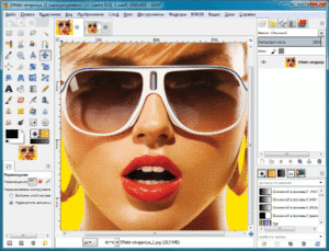 Редактирование фото в Gimp