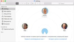 Правила настройки и использования AirDrop на iPhone и MacBook
