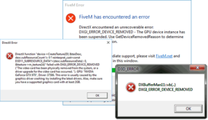 Ошибка DXGI_ERROR_DEVICE_REMOVED: что это и как её исправить