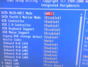 Включение или отключение режима AHCI в Windows