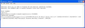 Файл BOOT.INI: для чего он нужен, где его найти и как отредактировать