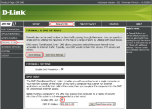 Применение и настройка DMZ в роутере
