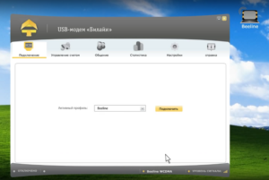 Подключение и настройка модема Билайн