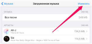 Загрузка и удаление музыки на iPhone
