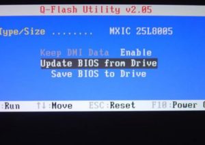 Самостоятельная прошивка BIOS с флешки