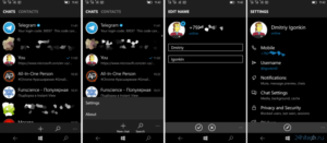 Как сделать интерфейс «Telegram» на Windows Phone на русском языке