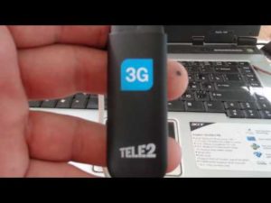 Особенности подключения и настройки 3G-модема TELE2