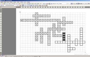 Создание кроссвордов в Word