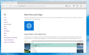 Новый браузер в Windows 10 Microsoft Edge — быстрее, удобней, лучше