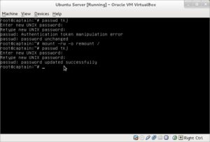 Сброс пароля root в Ubuntu