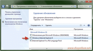 Удаление и отключение Internet Explorer
