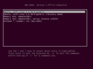 Установка и настройка загрузчика GRUB ОС Linux