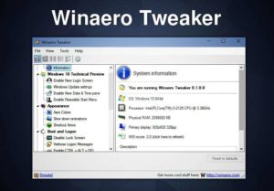 Особенности использования программы Winaero Tweaker