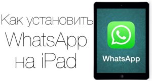 Как правильно установить WhatsApp на iPad