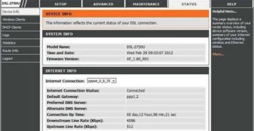 D-Link DSL 2750u и возможности по его настройке и прошивке