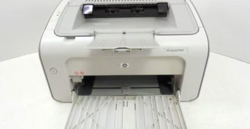 Решение проблем с печатью принтера HP LaserJet P1005