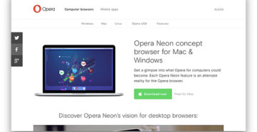 Как пользоваться браузером Opera Neon