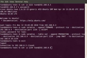 Открытие портов в Ubuntu