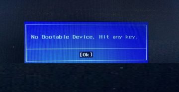 Ошибка «no bootable device hit any key» – причины возникновения и способы решения