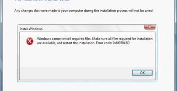Как исправить ошибку 0x8007045d в Windows