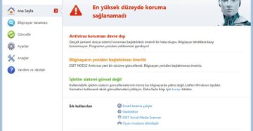 Исправление ошибки 1603 программы ESET NOD32 Antivirus