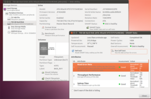 Проверка исправности работы диска в Ubuntu