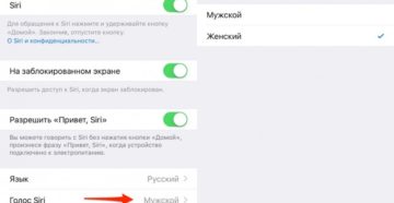 Настройка и использование Siri