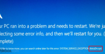 Способы исправления ошибки System Service Exception в Windows