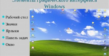 Операции с Рабочим столом в Windows