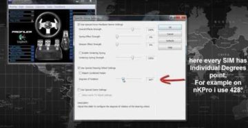 Настройка руля Logitech