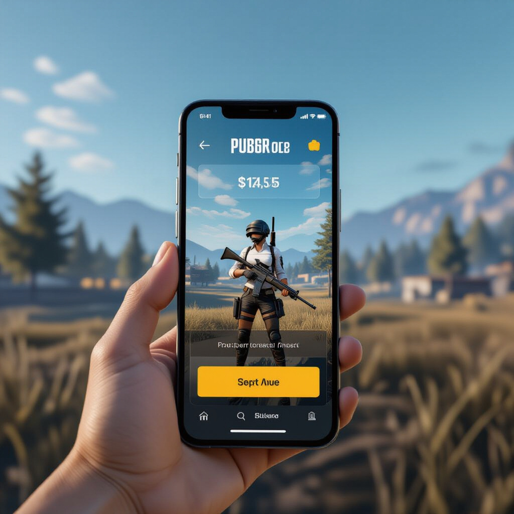 Покупка внутриигровой валюты UC в PUBG Mobile